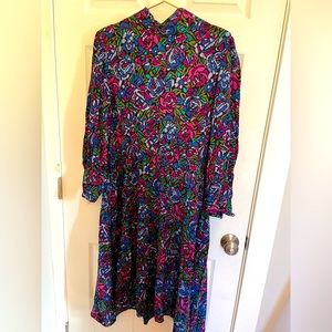 Vintage Moody Floral Dress